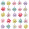30 Pieces Daisy Flower Pendant Charms Colorful Resin Jewelry Making Ornament DIY Pendant Making Charm for Bracelet Necklace Earrings Keychain Craft
